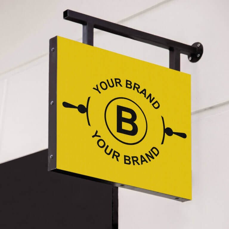 physical store logo saying "Your Brand"